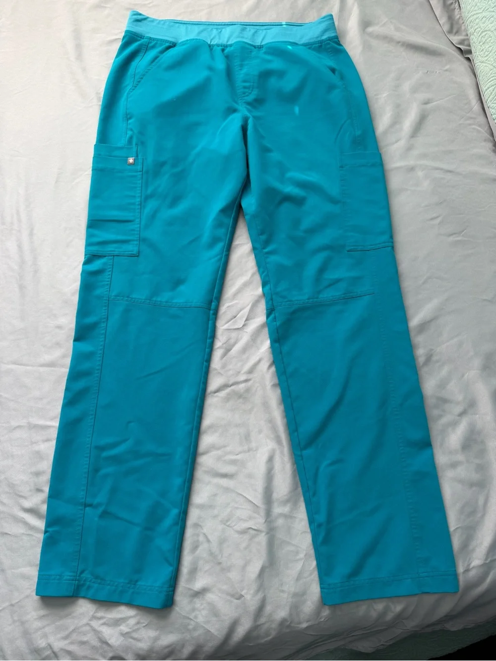 FIGS Men's Teal Scrub Pants & Top Set
